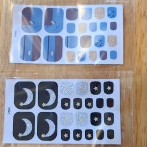 Set of 2 toenail stickers